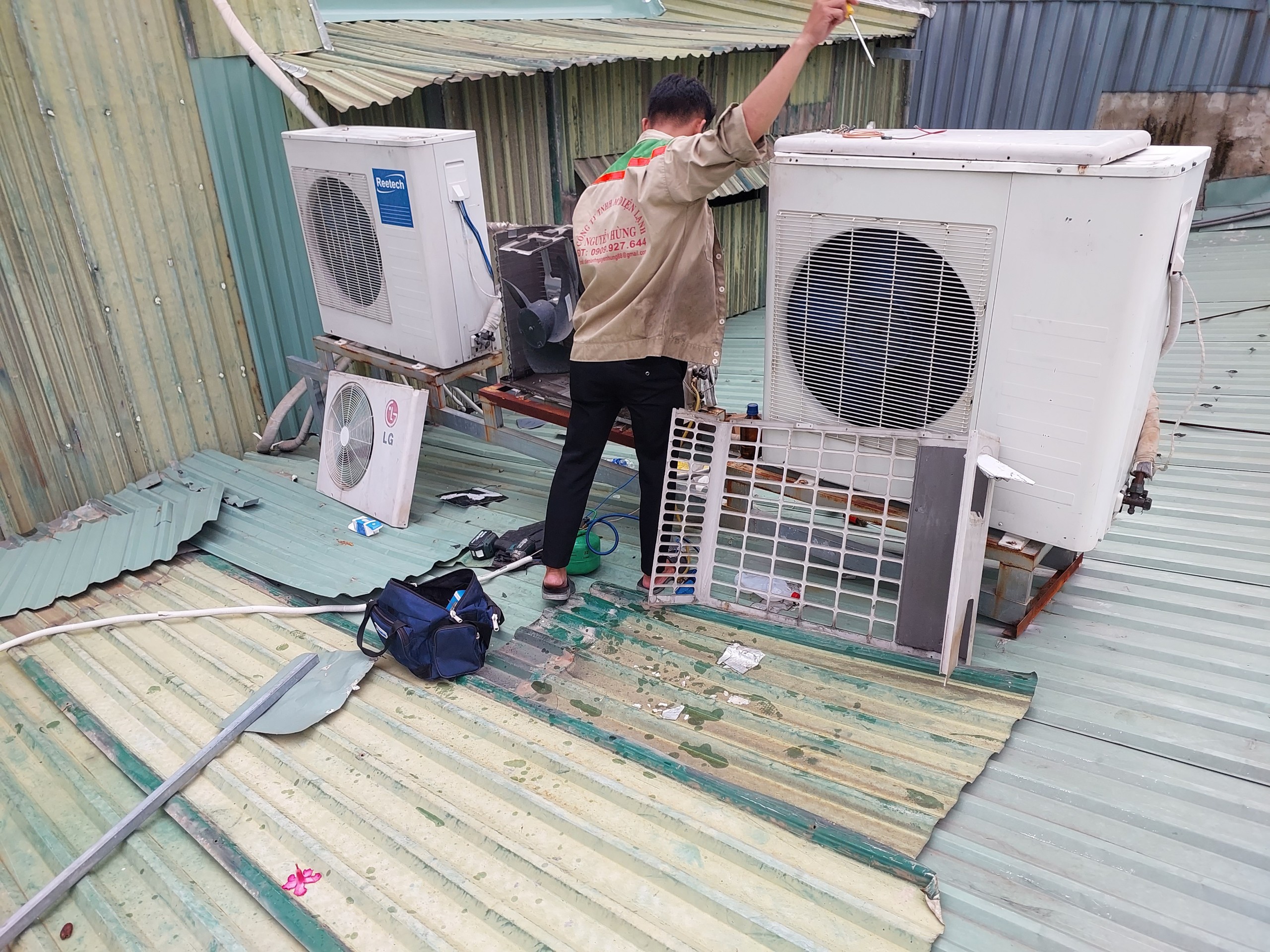 Thu mua máy lạnh âm trần daikin tại biên hòa 